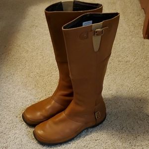 The North Face Camryn brown leather boots
